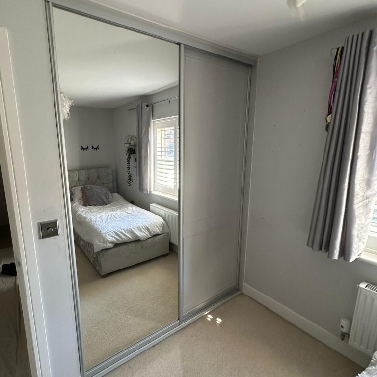 Bespoke fitted, made to measure 2 door sliding wardrobe in Kent and Maidstone.
