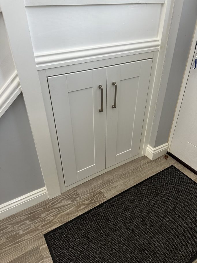 bespoke fitted hinged cupboard in Chatham, Kent