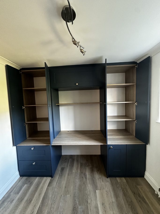 Made to measure, bespoke fitted home office in Kent and Maidstone