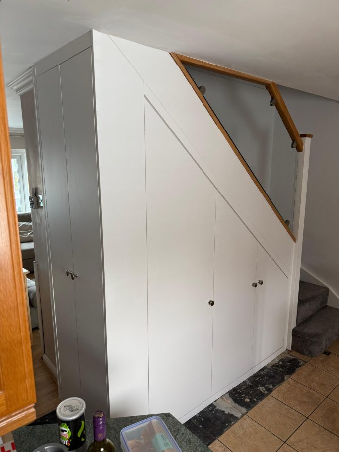 Bespoke fitted understairs storage solutions in Chatham, Kent