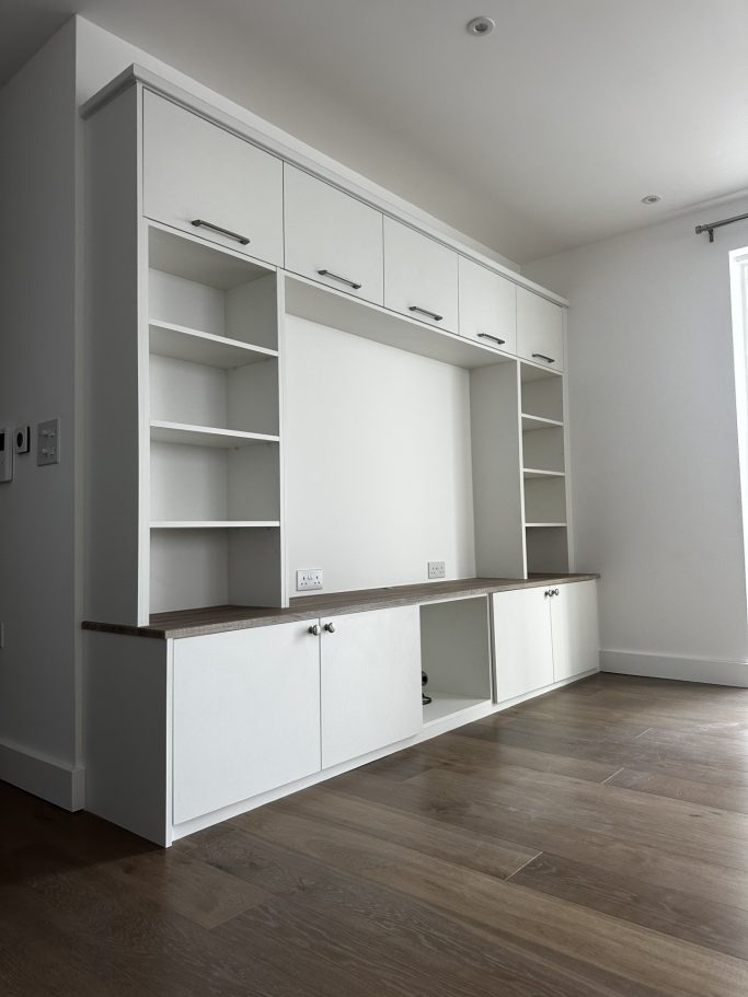 Bespoke fitted media unit in Chatham, Kent