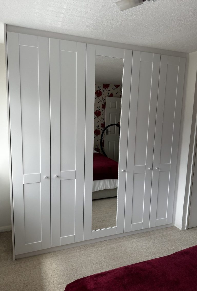 Bespoke fitted hinged wardrobe in Chatham, Kent Bespoke fitted hinged wardrobe in Chatham, Kent