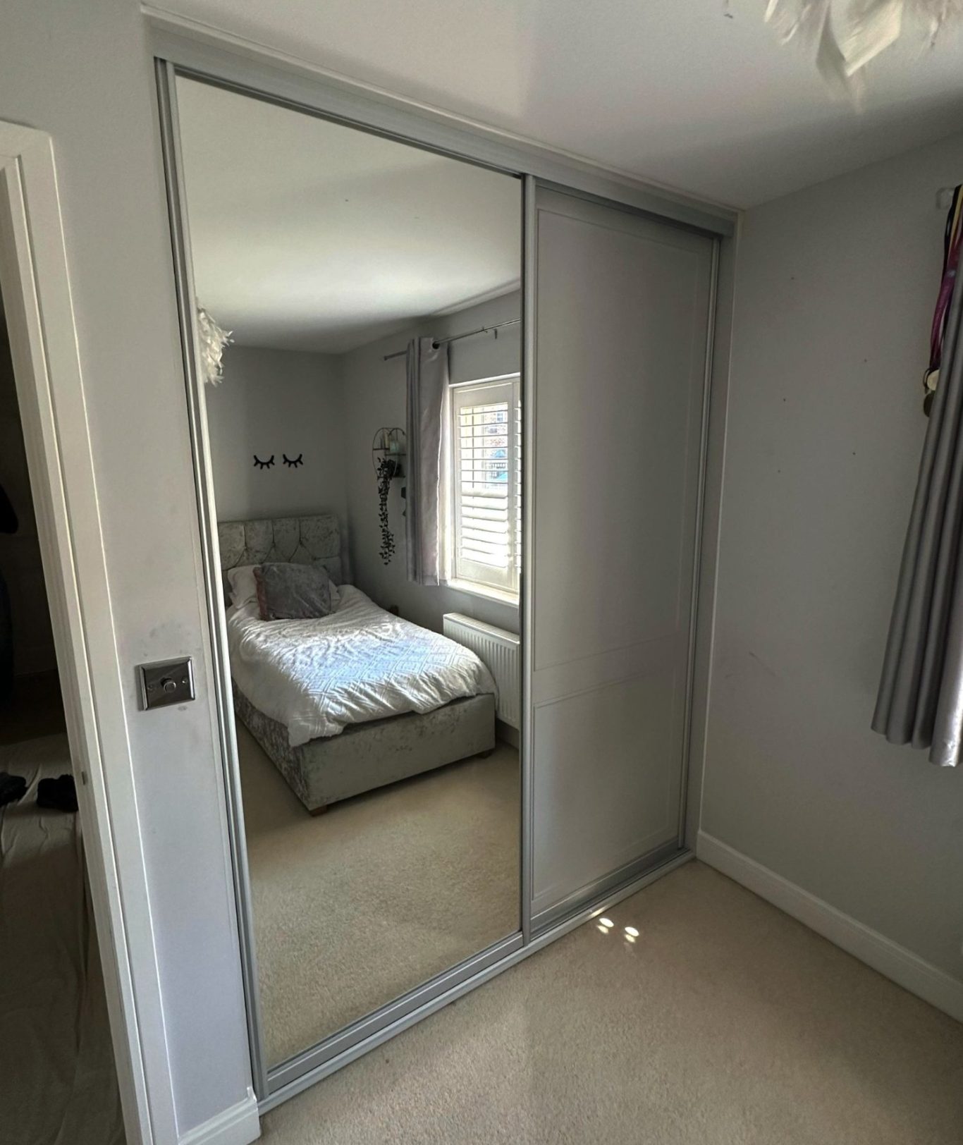 Bespoke fitted sliding wardrobe in Chatham, Kent
