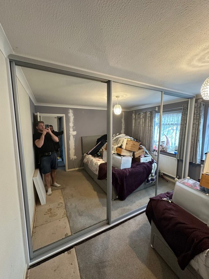 Made to measure, bespoke fitted 4 door sliding wardrobe in Kent and Maidstone